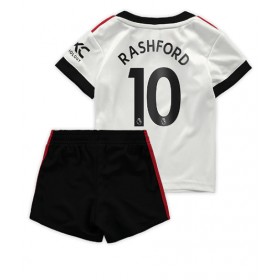 Baby Fußballbekleidung Manchester United Marcus Rashford #10 Auswärtstrikot 2022-23 Kurzarm (+ kurze hosen)